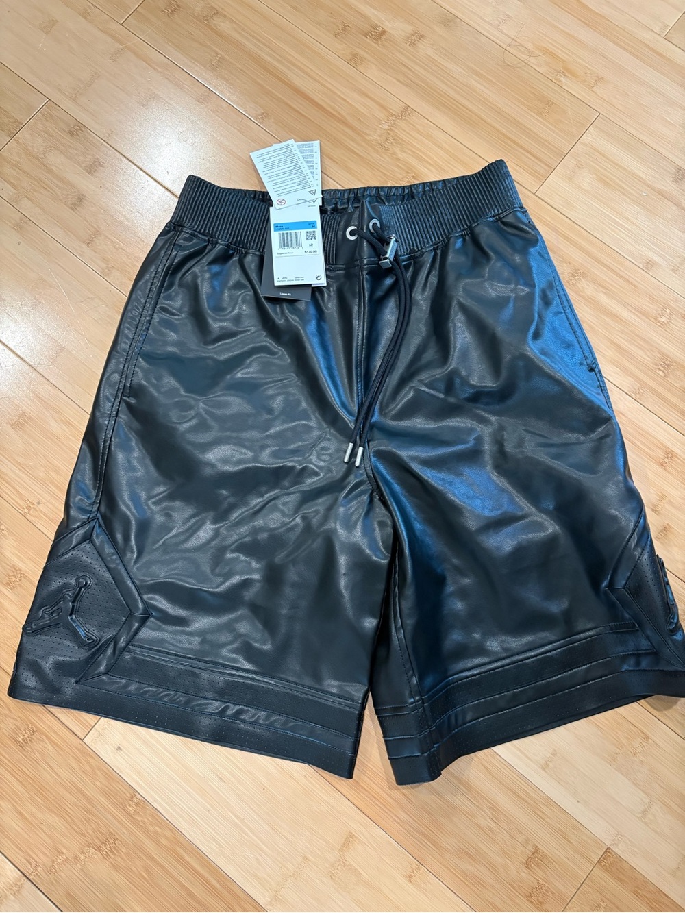 Jordan Vegan Leather Diamond Shorts RARE